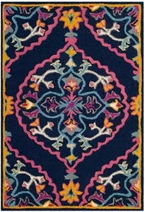 Hand-Tufted Blue Rug Area Rug For Living House Bedroom Kids Room - Picture 1 of 5