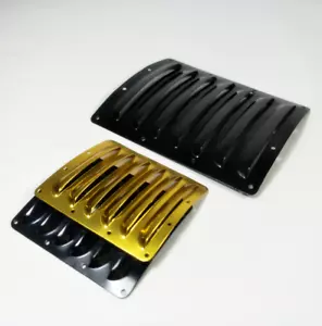2 un. respiraderos de aleta de refrigeración de aluminio disipadores térmicos para capucha de avión de radiocontrol 73*63*0,5 mm 3 colores - Imagen 1 de 9