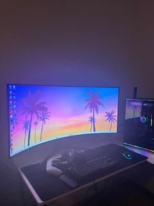 Écran Pc UltraWide LG 45GS95QE-B - Photo 1/2