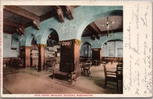Postal SPOKANE, Washington "Café, HOTEL SPEKANE" Mitchell / 1906 Cancelar - Imagen 1 de 2