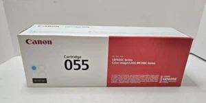 Canon 055 LBP660C Cyan Laser Genuine Original Toner Cartridge - Picture 1 of 1