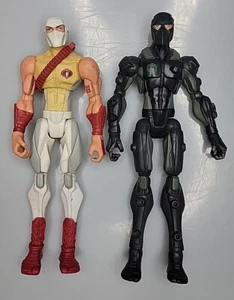 GI Joe Sigma 6 Six Storm Shadow & Snake Eyes 8” Inch Loose Figures - Picture 1 of 4