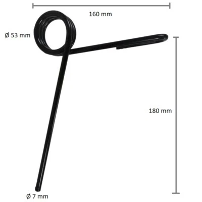 CERMAG Molla posteriore copriseme per strigliatore seminatrice Ima La Rocca Cimac