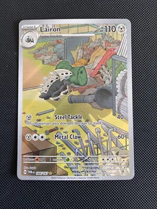 Pokemon - Lairon - 184/167 - SV Twilight Masquerade - Ilustración Tarjeta Rara - Imagen 1 de 1