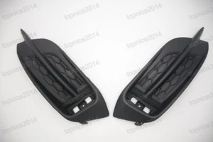 Pair Rear Bumper Insert Grille Fog Light Cover For Honda Civic Sedan 2016-2018 - Picture 1 of 5