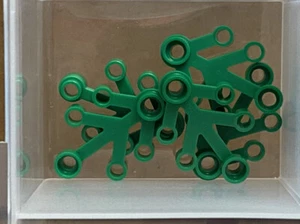 Piezas LEGO - Hojas de plantas verdes 4 x 3 - No 2423 - Cantidad 5 - Imagen 1 de 1