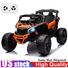 CAN-AM Licensed 2-Seater Kids Ride on UTV Car Toys RC 12V All Terrain Tire Buggy
