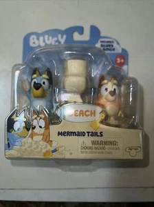 NEW RELEASE Bluey 2 Pack Beach Mermaid Tails Bluey Bingo IN HAND - Picture 1 of 4