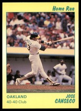 1991 Star Yellow /1500 Jose Canseco #8 NM/MT or Better Oakland Athletics