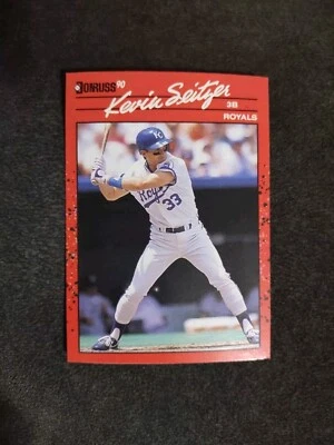 1990 Donruss 85 Kevin Seitzer Kansas City Royals Baseball Card - Image 1 of 2