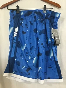 New Russell Boy Core Shorts Blue Dri-power 360 Reflective Confort Waist Athletic - Picture 1 of 5