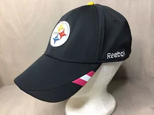On-Field Reebok Pittsburgh Steelers Cap, Black NFL A-FLEX Hat - Picture 1 of 8