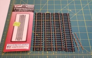 Atlas HO 822 Code 100 Nickel Silver 4pc 6" Track - Picture 1 of 2