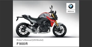 2019 BMW F 900 R USA model owner's manual (Reprint) - Picture 1 of 12