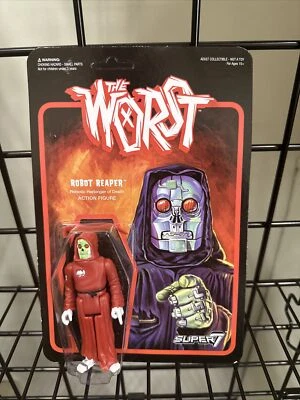 Figura de acción roja Super7 ReAction The Worst Robot Reaper   Foto 1 de 2
