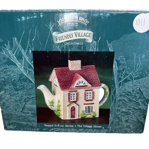 Johnson Brothers THE FRIENDLY VILLAGE 3D Tetera The Village Street Serie 1 - Imagen 1 de 11