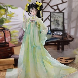 Juego completo 1/4 BJD muñeca resina maquillaje facial antiguo Hanfu Osmanthus niña regalos juguete - Imagen 1 de 11