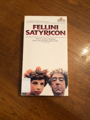 Fellini Satyricon VHS 1991 Alberto Grimaldi - Image 1 of 4