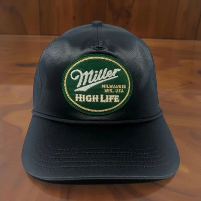 Miller High Life Beer Hat American Needle Adjustable Cap Embroidered Patch - Image 1 of 4