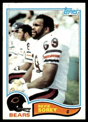 Revie Sorey 1982 Topps #304 Chicago Bears 28312 Football Card - Image 1 of 2