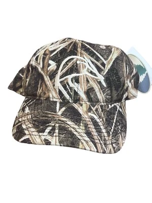 Ducks Unlimited Mossy Oak Camo Shadow Grass Hunting Baseball Cap Hat NWT  - Image 1 of 4