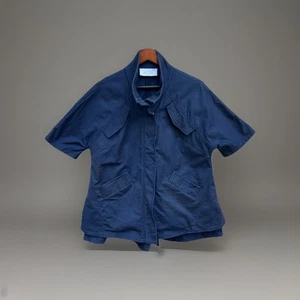 Pearl By Lela Rose Navy Blue Jacket Size Small Cotton - Picture 1 of 7