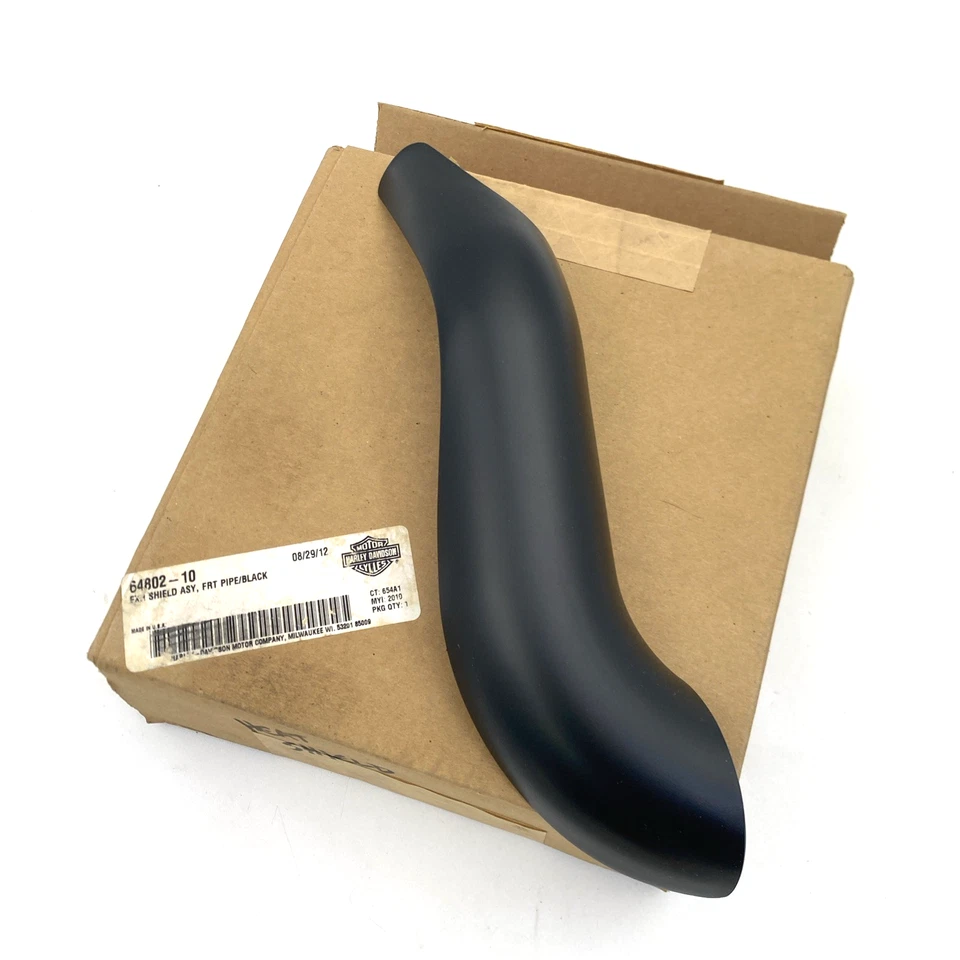 Tubo de escape delantero negro protector térmico 07-17 Night Rod Special OEM Harley 64802-10 Foto 1 de 4