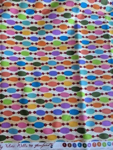 NOS Flourish By Valori Wells For Free Spirit Fabric BEAD Colorful 1YD X 44in - Picture 1 of 2