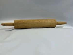 17 inch Wooden Rolling Pin With Gliding Handles - Picture 1 of 4
