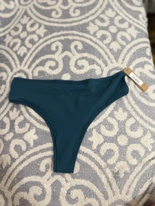 Skims Size Large Women's FITS EVERYBODY THONG Teal PN-THG-2028 NWT - Picture 1 of 5