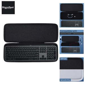 Hart Reise Schutz Hülle Etui Tasche für Logitech MX Keys S Kabellose Tastatur... - Bild 1 von 11