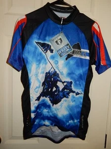 Primal Iwo Jima Tribute Radtrikot Medium Neu mit Etikett - Bild 1 von 3