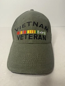 Baseballmütze VetFriends Vietnam Veteran verstellbar bestickt genäht grün - Bild 1 von 24
