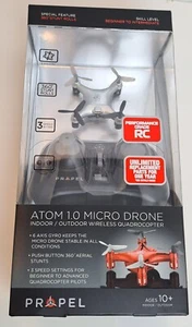 Propel Atom 1.0 Wireless Micro Drone Quadrocopter Silver - Picture 1 of 5