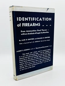 Identification of Firearms from Ammunition Fired Therein - Gunther 1935 1st Ed - Picture 1 of 20