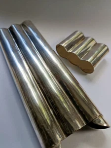 3 Fois Zigarrenrohr Argent Plaqué Sheffield Royaume-Uni - Picture 1 of 5