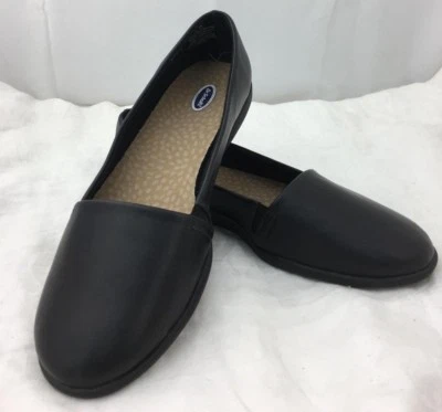 Zapatos sin cordones Dr. Scholl's negros de cuero talla 8 Foto 1 de 4