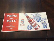 Pepsi Cola Pepsi & Pete Blotter