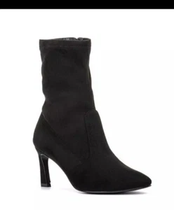 Chase + Chloe Damen Klassische Stiefeletten Schwarz Gr. 7,5 - Bild 1 von 3