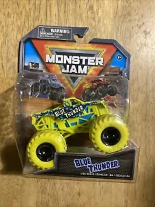Monster Jam Series 34 1/64 Blue Thunder Over Charged True Metal Spin Master 2024 - Imagen 1 de 3