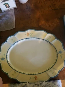 Vintage Large Oval Serving Platter Provençal Garden Provençal Blossom by Lenox - Picture 1 of 4