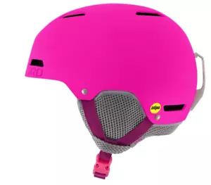 Giro Crue Mips Snow Sports Helmet Youth Medium Mate Bright Pink - Picture 1 of 5