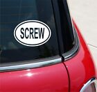 Euro Screw Sex Making Love Graphic Decal Sticker Car Wall Oval NOT Two Colors