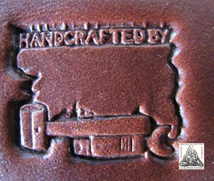Craftool Co. 1986 vintage hecho a mano por herramienta de estampillas de cuero de 1" 8400 - Imagen 1 de 3