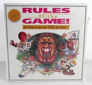 Rules Of The Game - Sports Board Game - 2-6 Players - 1995 - Brand New - Picture 1 of 6