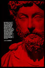 Marcus Aurelius Poster "Concentrate like a Roman" Art Print Photo Gift