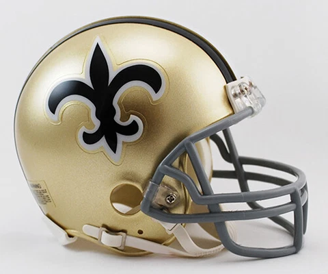 New Orleans Saints 1967-1975 Throwback Riddell NFL Mini Football Helmet Cover