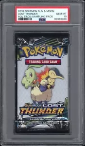 PSA 10 Gem Mint Pokemon Karte Lost Thunder Sampling Pack Booster Pack POP 1 - Bild 1 von 2