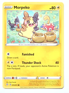 Morpeko 035/072 (NM, Pokemon Card, Shining Fates, 2021, Lightning, Common) - Picture 1 of 2