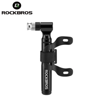 ROCKBROS Bike Pump Portable 8.3bar Bicycle Tyre Inflator Hand Mini Pump AV/FV - Image 1 of 4